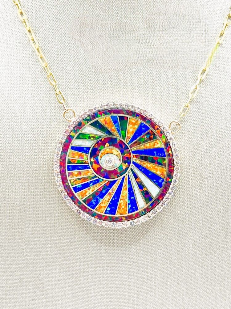 14K Yellow Supernova Necklace