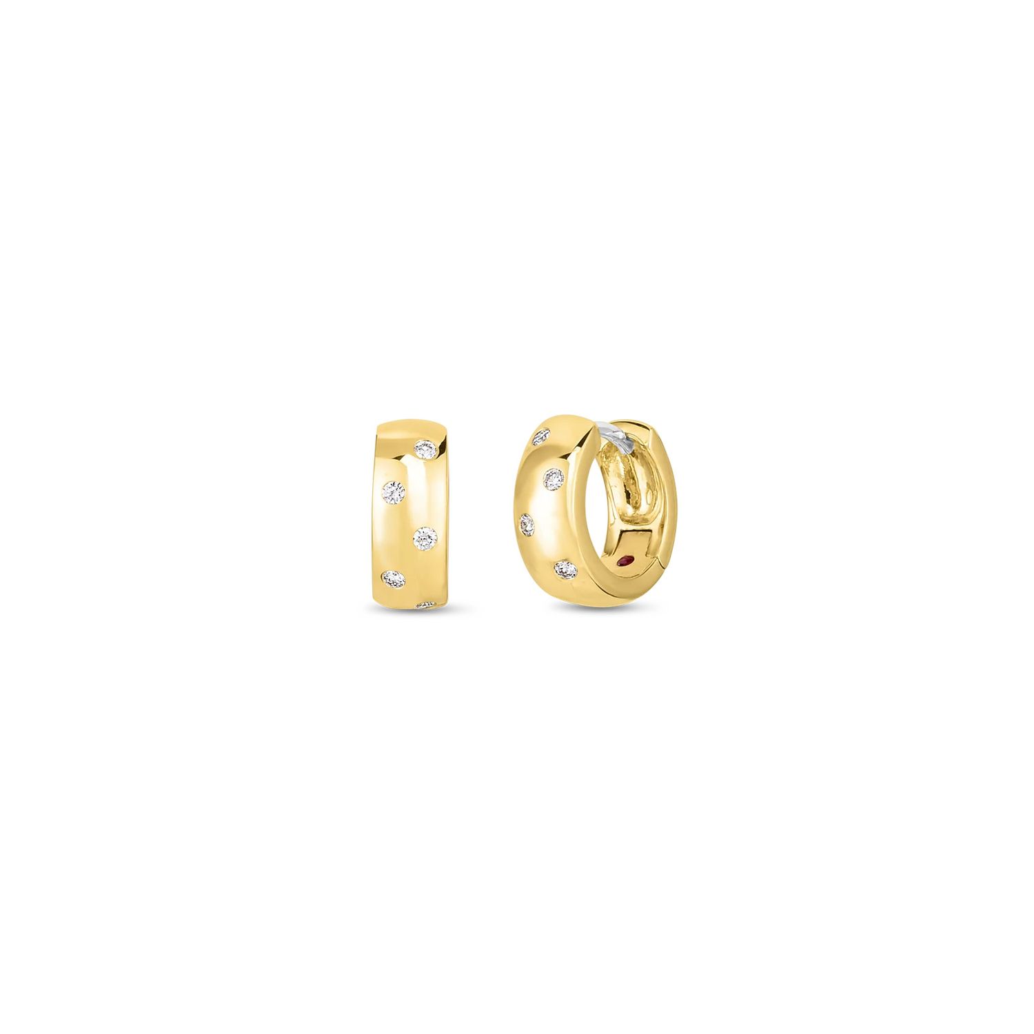 18K Yellow Gold Tiny Treasures Diamond Wrap Earrings