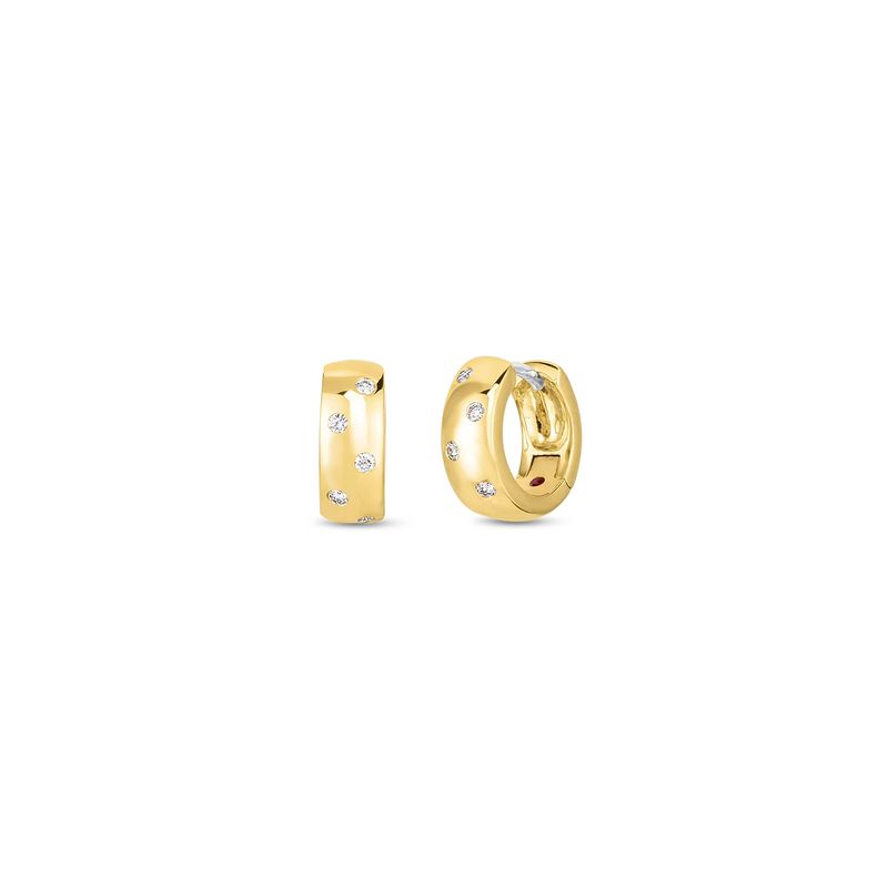 18K Yellow Gold Tiny Treasures Diamond Wrap Earrings