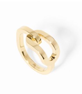 dinh van Maillon Large 18K Yellow Gold Ring