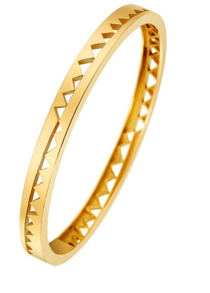 Capture Bangle Bracelet Yellow Gold