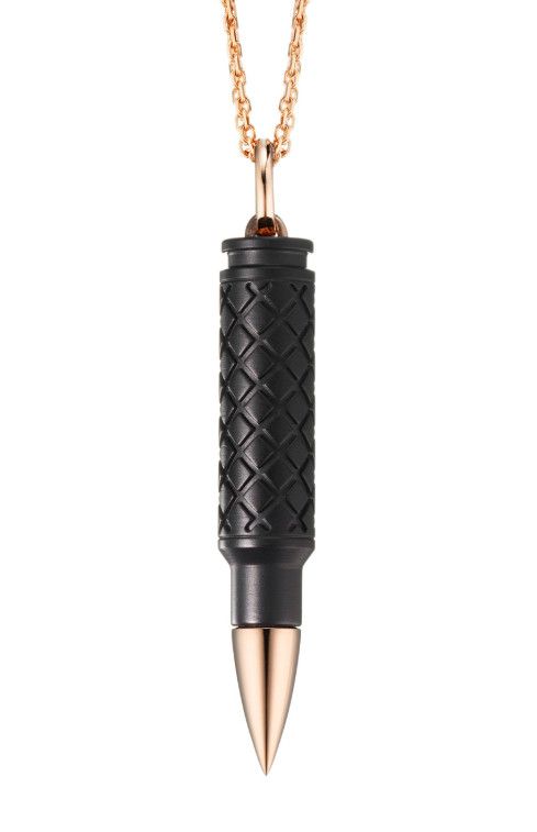 Fatal Attraction Necklace Rose Gold &amp; Black titanium