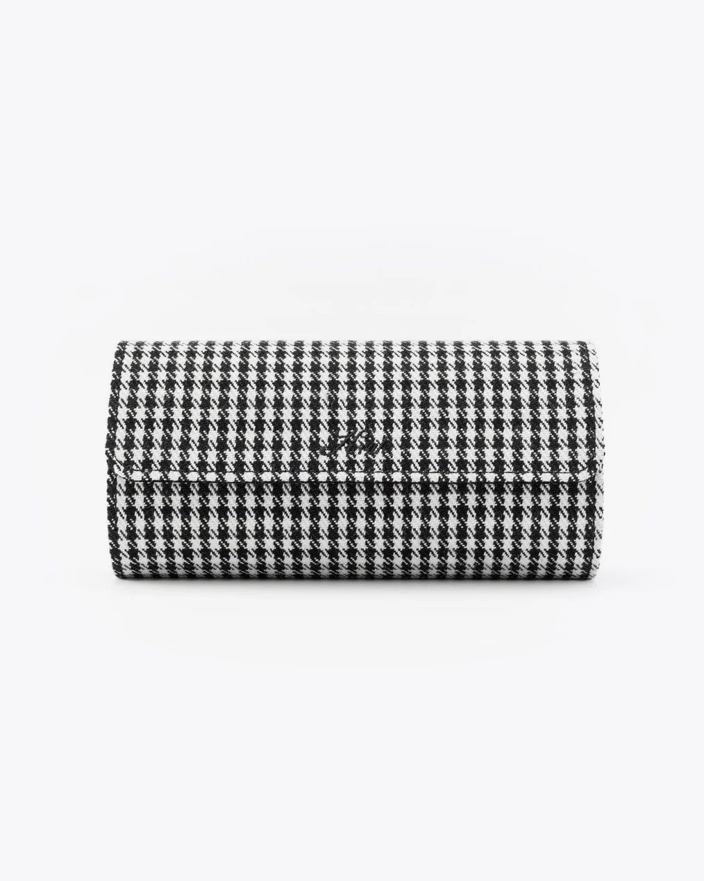 Pepita Houndstooth Black/White 3-Watch Case