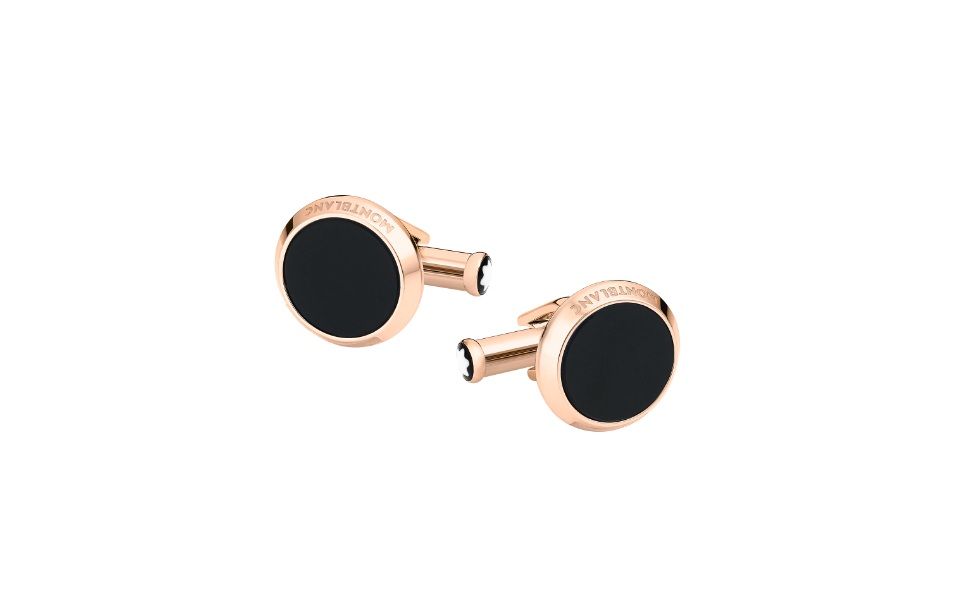 Meisterstück Black Onyx  Inlay RC - SS Cufflinks 