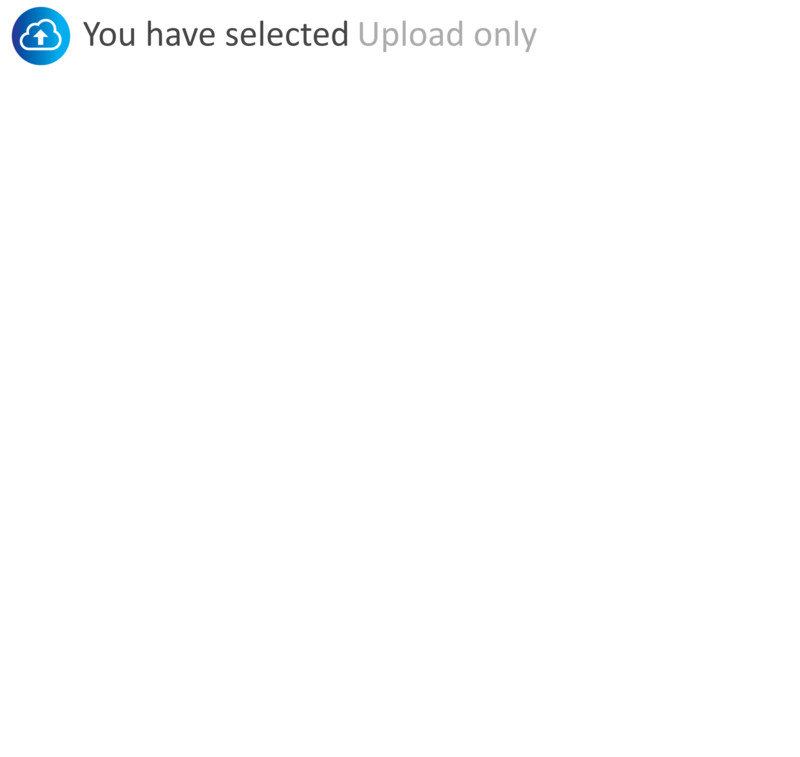 Upload only