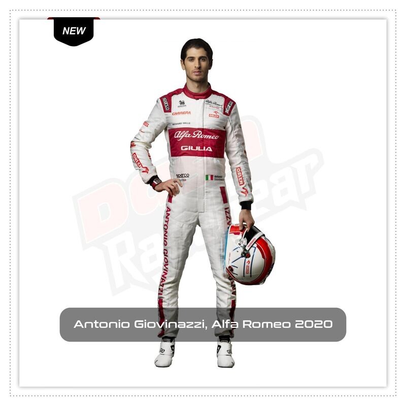 Antonio Giovinazzi, Alfa Romeo 2020 Race Suit