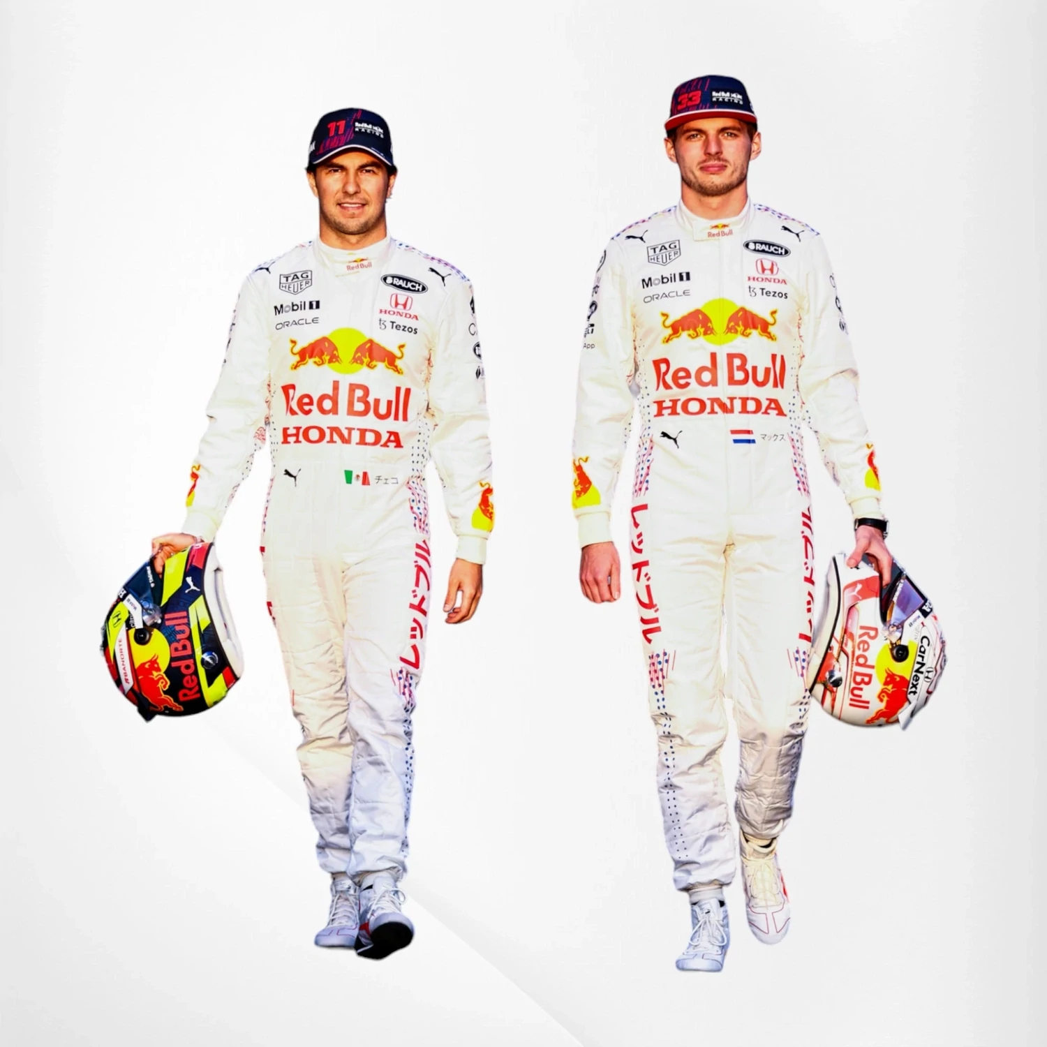 2021 Max Verstappen Sergio Pérez Red Bull F1 Team Race suit - Turkish GP