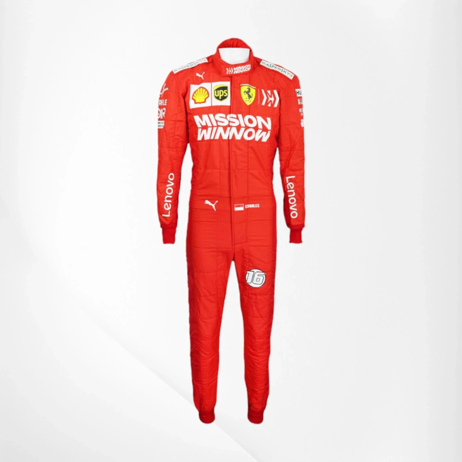 2019 Charles Leclerc Ferrari F1 Race Suit