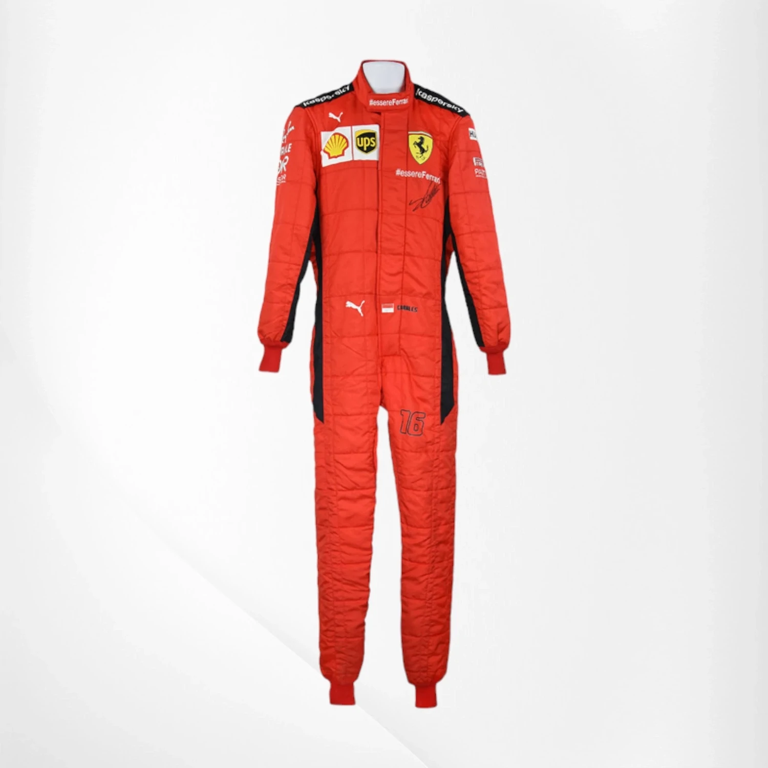2020 Charles Leclerc Ferrari F1 Race Suit