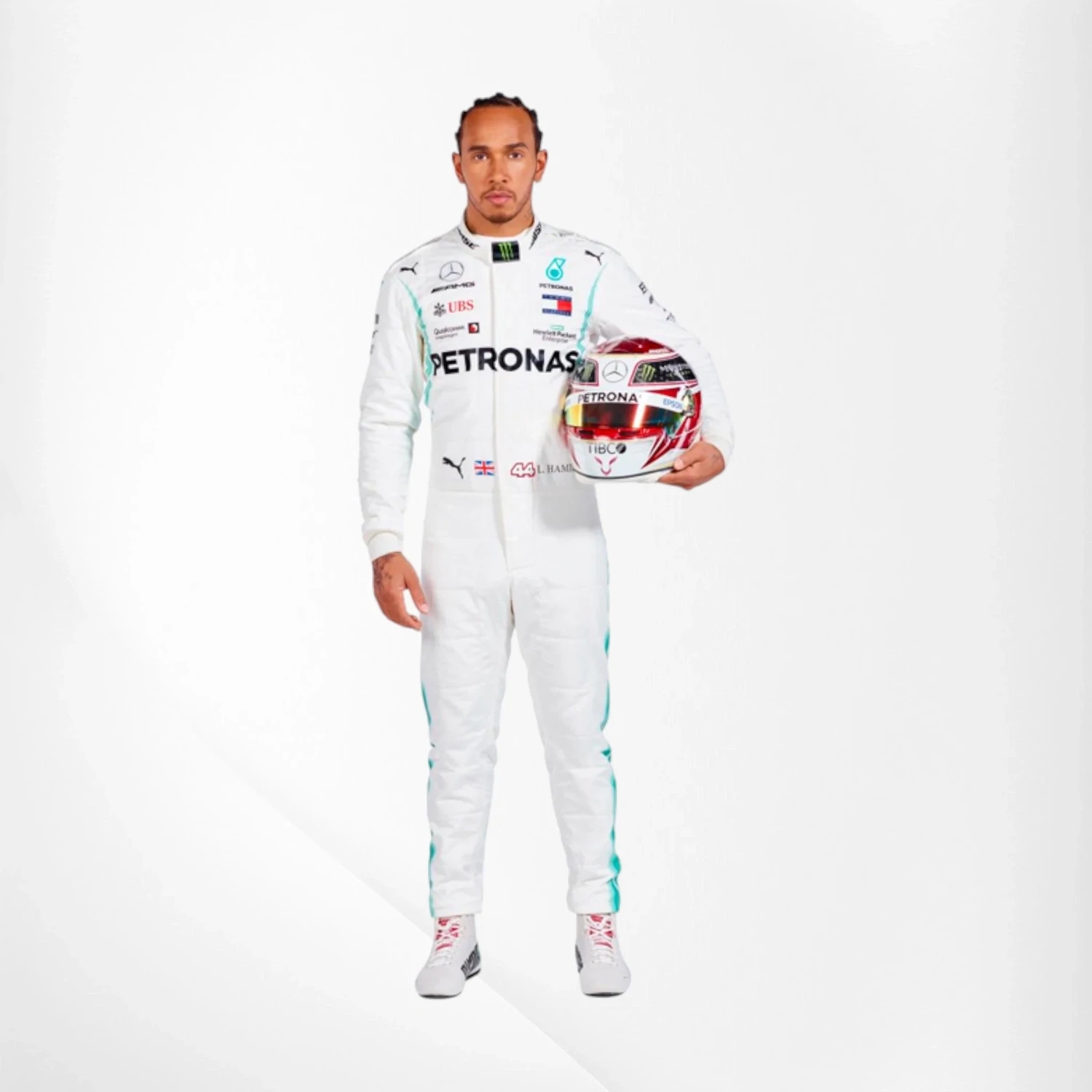 2019 Lewis Hamilton Mercedes AMG PETRONAS F1 Race Suit