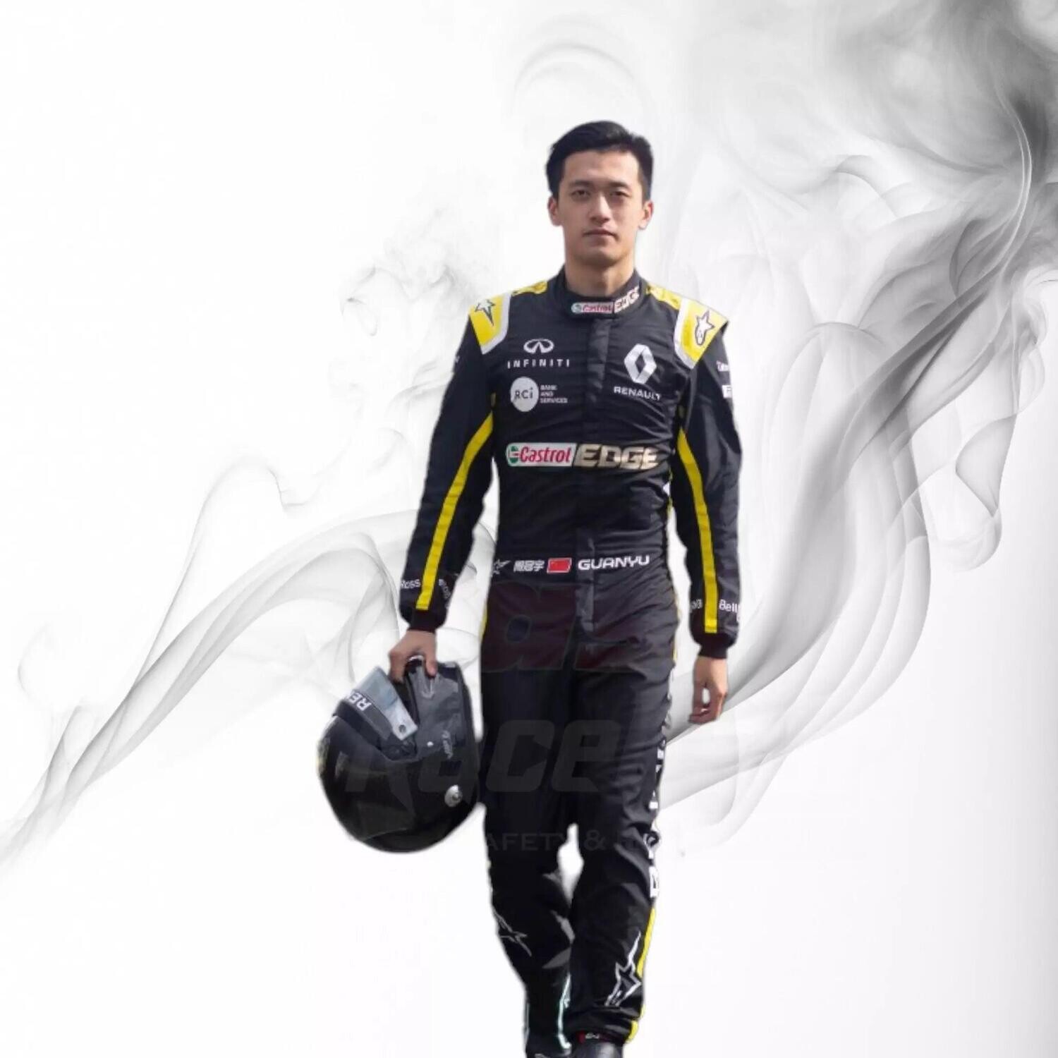 2019 Zhou Guanyu Renault F2 Race Suit