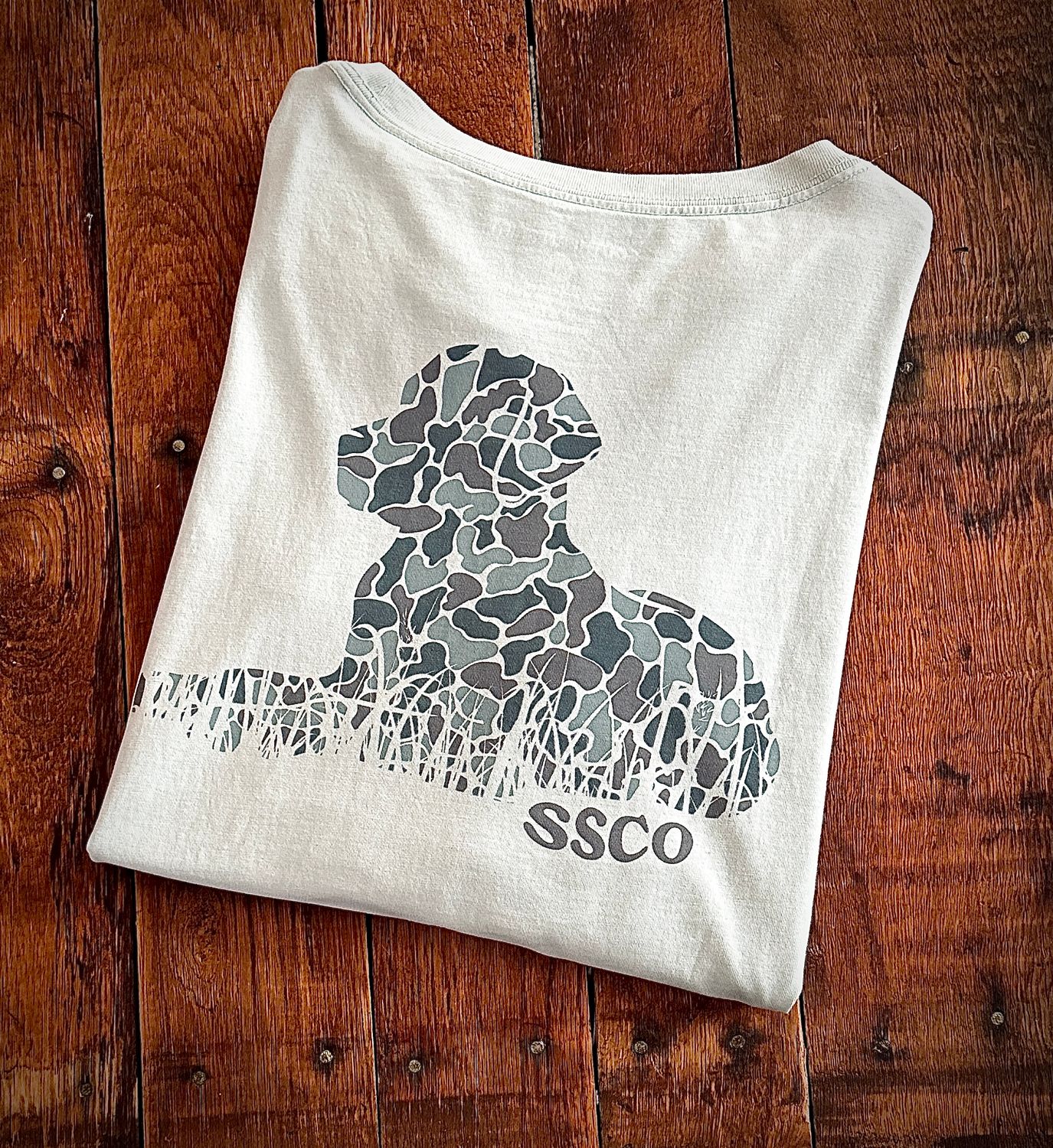Bayou Dog Tee, Cool Mint