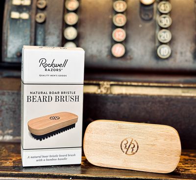 Rockwell Razors Natural Boar Bristle Beard Brush
