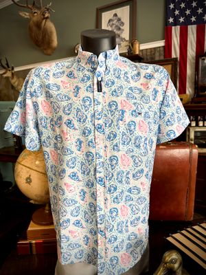 Seersucker Button Down, Oyster