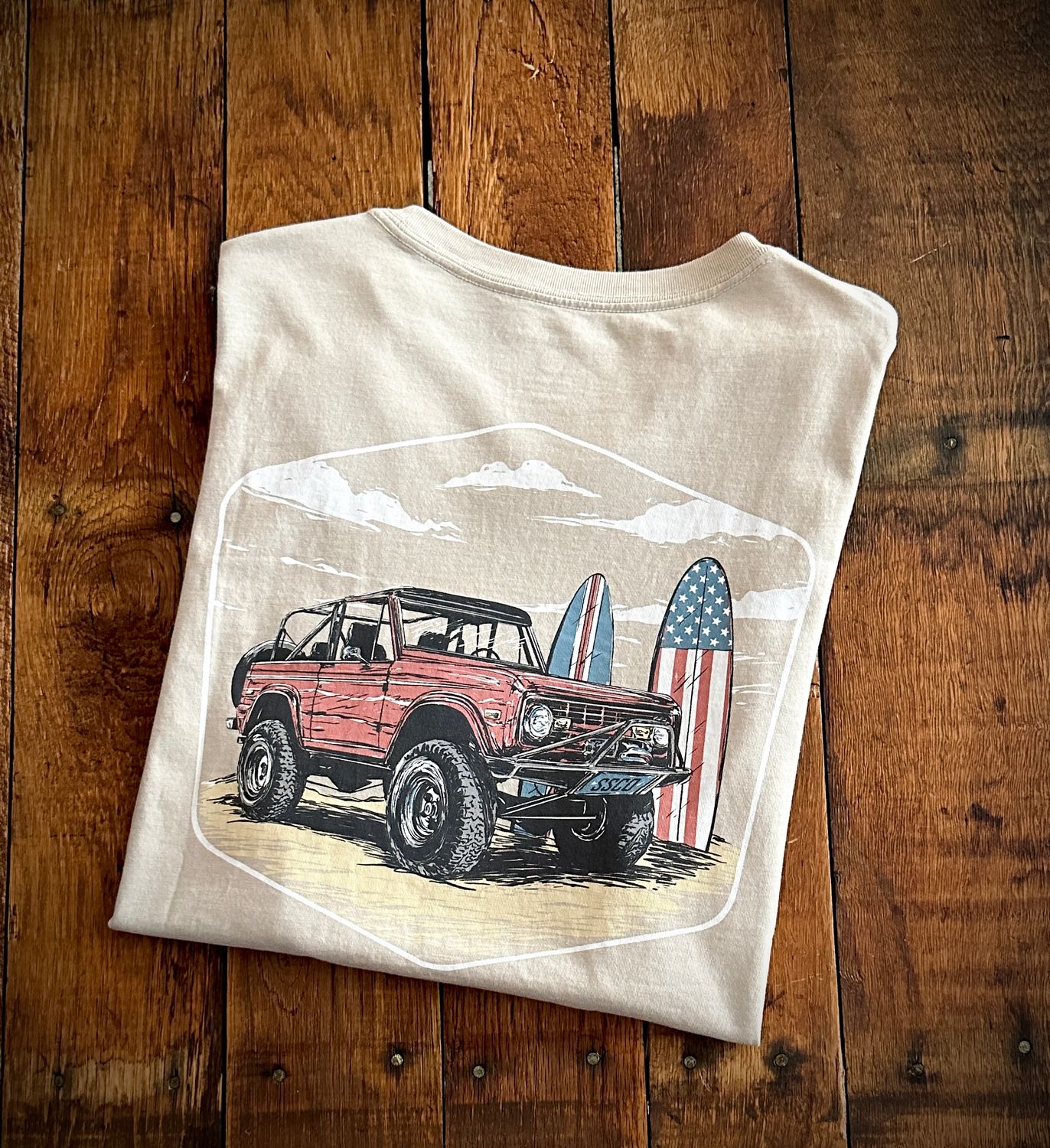 Swell Ride Tee, Taupe