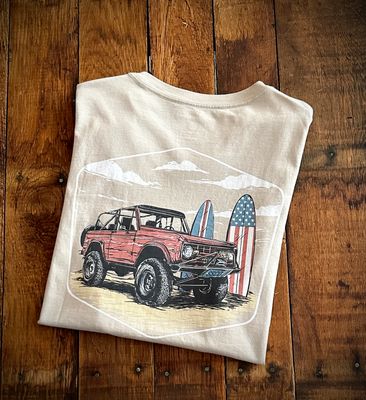 Swell Ride Tee, Taupe