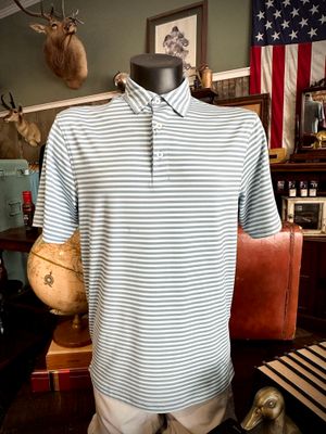 Sarasota Stripe Polo, Sweet Water