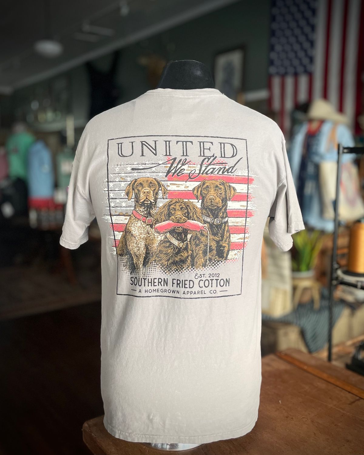 United We Stand T-Shirt, Concrete