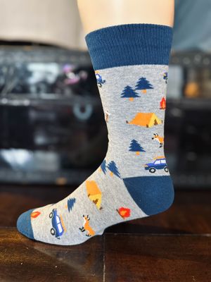 Novelty Socks Camping