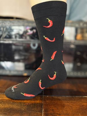 Novelty Socks Chili