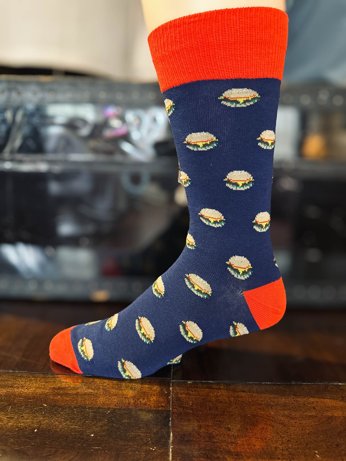 Novelty Socks Hamburger