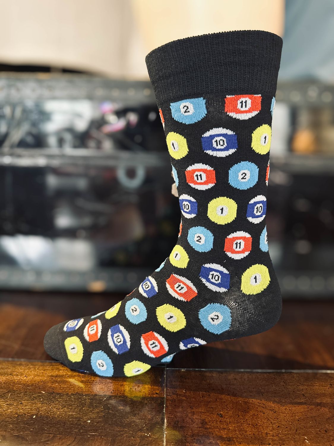 Novelty Socks Eight Ball