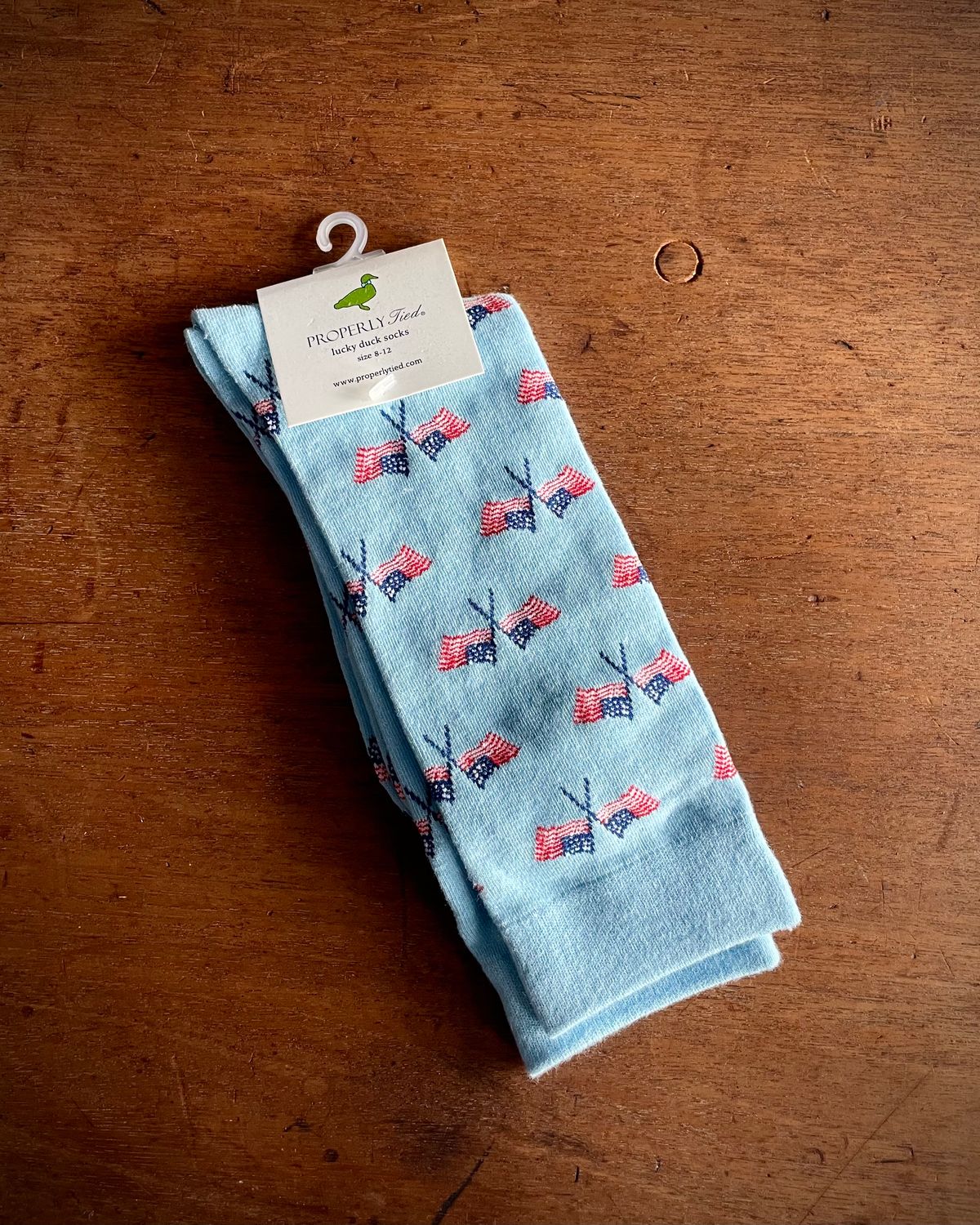 Lucky Duck Sock, Freedom Flag