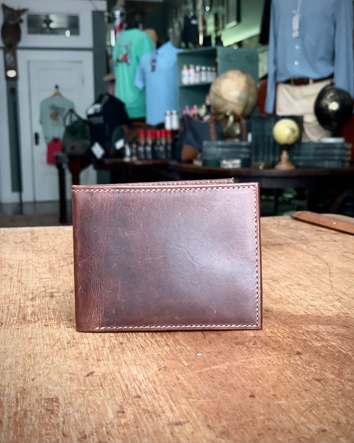 English Leather Bifold Wallet