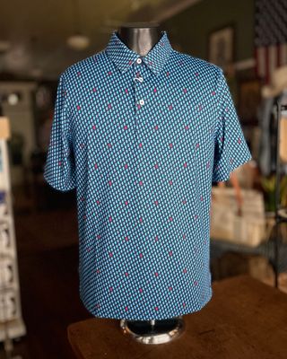 Magnolia State Printed Polo, The Vault