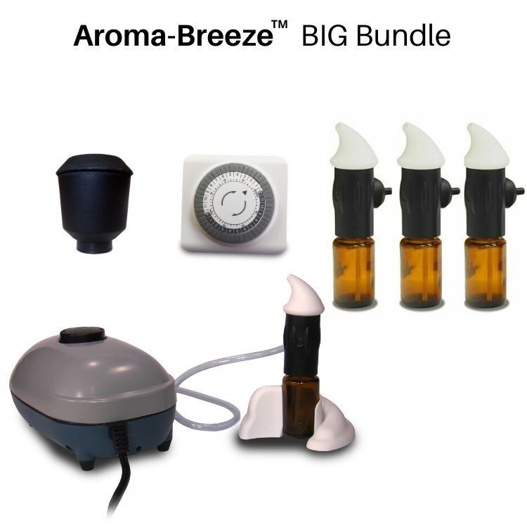 Aroma-Breeze™ BIG Bundle (Includes 3 Extra Atomizers, 1 Timer, 1 Sound Reducer)
