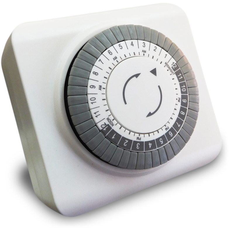 Aroma-Timer Programmable Daily-Cycle Timer Aroma‑Timer 24‑hour programmable mechanical timer for essential oil diffusers