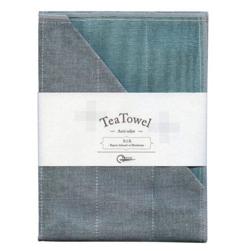 Nawrap Tea Towel Turquoise w/ Binchotan Charcoal