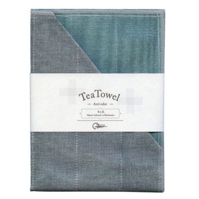 Nawrap Tea Towel Turquoise w/ Binchotan Charcoal