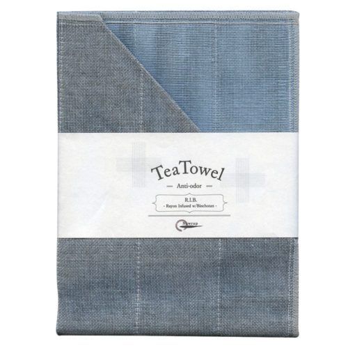 Nawrap Tea Towel Aqua w/ Binchotan Charcoal