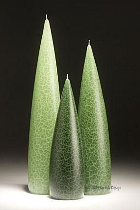 Evergreen Barrick Candles: Tall 14&quot; (Light)