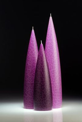 Lilac Barrick Candles: Tall 14&quot; (Light)