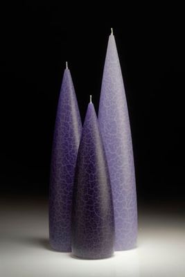 Periwinkle Barrick Candles: Tall 12&quot; (Light)