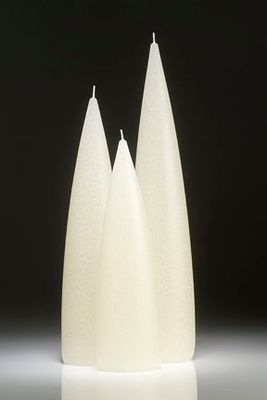 Ivory Barrick Candles: Tall 12&quot;