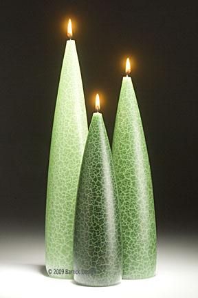 Evergreen Barrick Candles: Tall 12&quot; (Light)