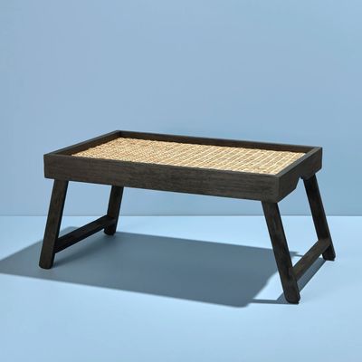 Black Mango &amp; Rattan Breakfast Tray