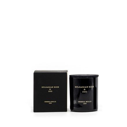 Bulgarian Rose &amp; Oud Black Candle