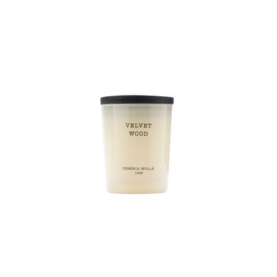 Velvet Wood Mini Candle