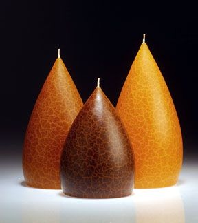 Amber Barrick Candles: Round 6 ½&quot; (Dark)
