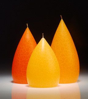 Citrus Barrick Candles: Round 7 ½&quot; (Dark)