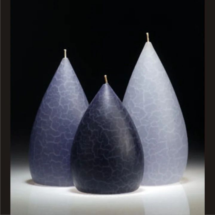 Blue Barrick Candles: Round 5 ½&quot; (Light)
