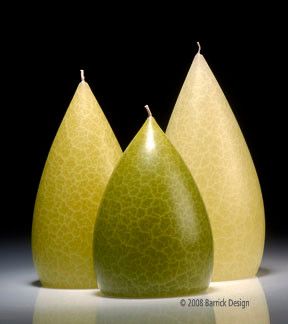 Celery Barrick Candles: Round 7 ½&quot; (Medium)