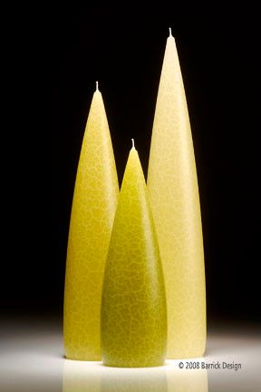Celery Barrick Candles: Tall 10&quot; (Dark)