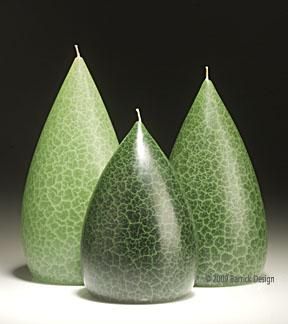 Evergreen Barrick Candles: Round 6 ½&quot; (Dark)