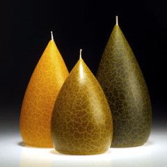 Lichen Barrick Candles: Round 7 ½&quot; (Medium)