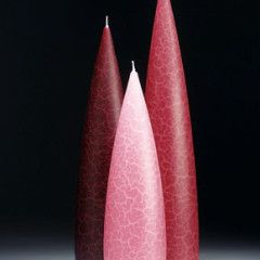 Plum Barrick Candles: Tall 10&quot; (Medium)